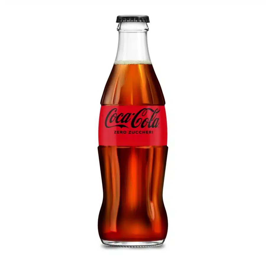 Coca Cola zero in vetro da 33cl